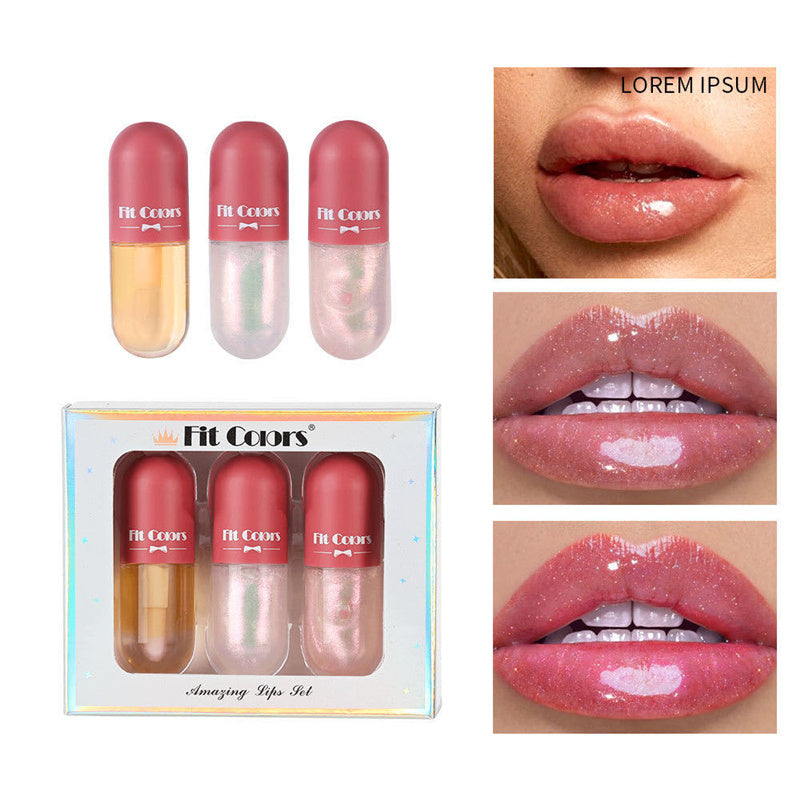 Day Night Instant Volume Lip Plumper Oil Clear Lasting Nourishing Repairing Reduce Lip Fine Line