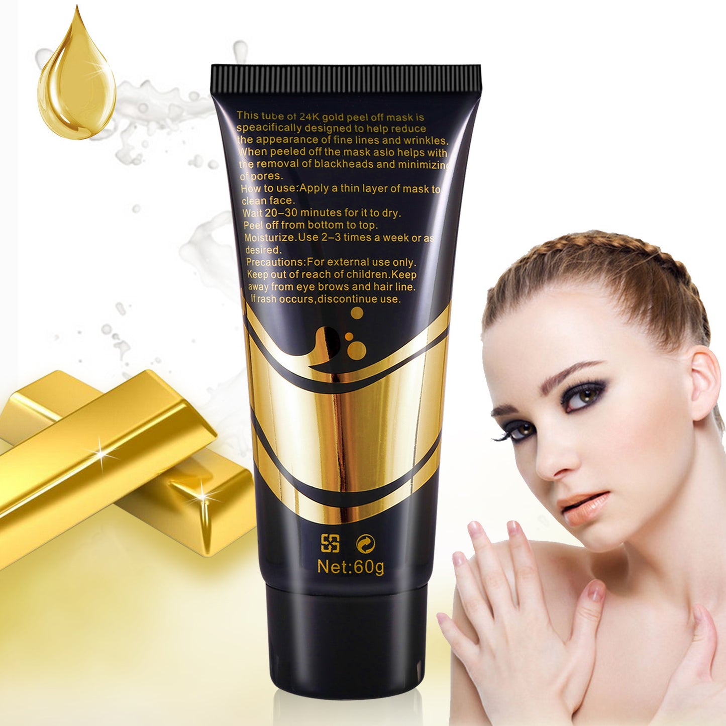 Gold Peeling Nasal Mask